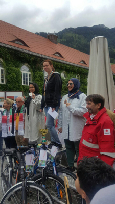 UAE Day in Austria - The bicycles marathon (picture provided by the author)